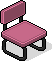Koyu Buz Sandalye (Pembe)