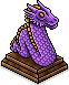 Purple Dragon Lamp