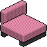 Koyu Pura Düz Modül (Pembe)