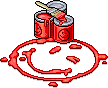 Kırmızı Smiley Boyası