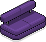 Purple Iced Sofa